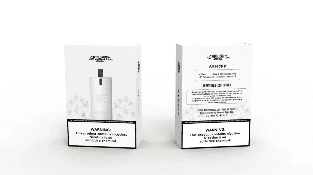SAMURAI Armour將軍鎧甲電子煙主機/空倉煙彈:圖片 9